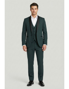Privat Fashion abito con petto in raso e gilet monetraso-ab212/3p [c65139f3]