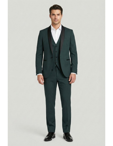 Privat Fashion abito con petto in raso e gilet monetraso-ab212/3p [c65139f3]