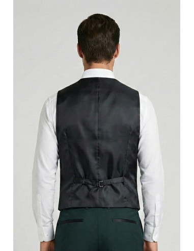 Privat Fashion abito con petto in raso e gilet monetraso-ab212/3p [c3017eed]
