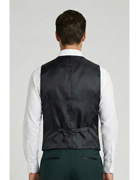 Privat Fashion abito con petto in raso e gilet monetraso-ab212/3p [c3017eed]