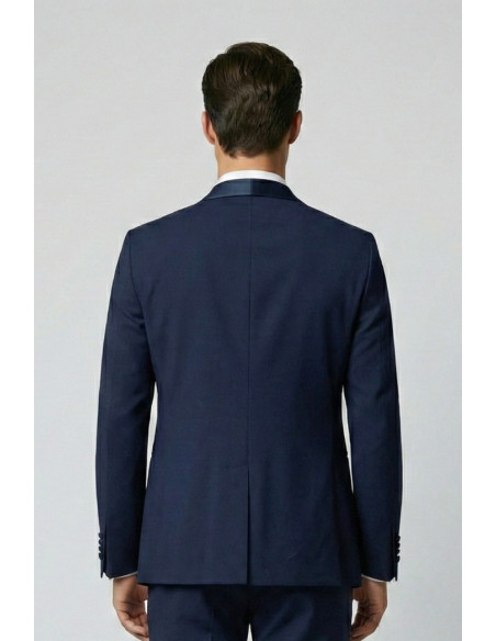 Privat Fashion abito con petto in raso e gilet monetraso-ab213/3p [cc9e287b]