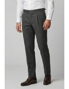 Moro pantalone in punto Milano con pinces mip2626 [c0a29ab9]