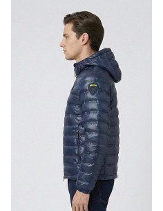 Blauer giubbetto termosaldato con cappuccio Charles 26sbluc02179-007104 [e5acf8ec] 2
