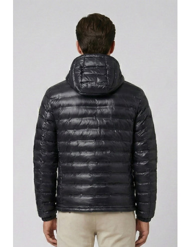 Blauer giubbetto termosaldato con cappuccio Charles 26sbluc02179-007104 [3b8b786f]