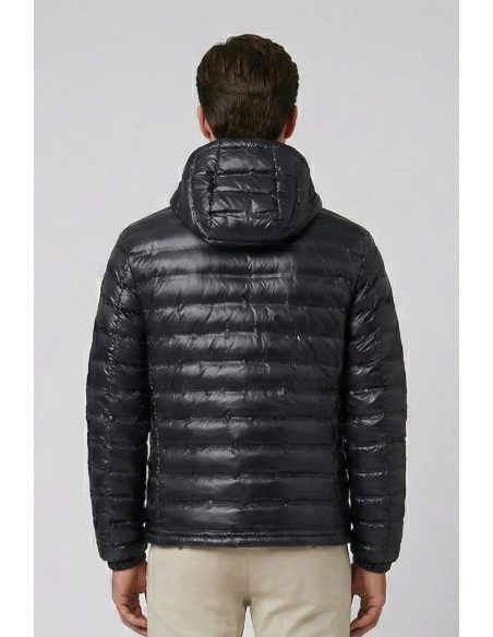 Blauer giubbetto termosaldato con cappuccio Charles 26sbluc02179-007104 [3b8b786f]