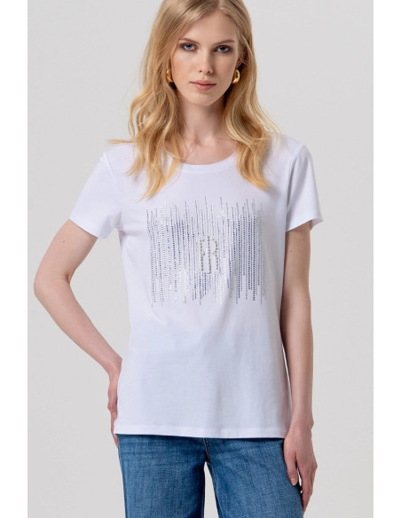 Fracomina t-shirt regular in jersey fp26st3004j41801 [33b5e3f8]