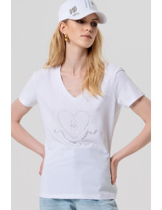 Fracomina t-shirt maniche corte in jersey fp26st3007j401n5 [e3f1537b]