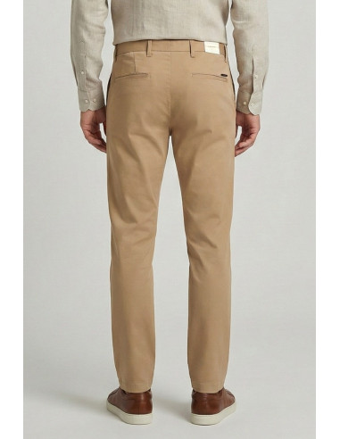 Squad2 pantalone chino con risvolto in misto cotone Napoli126033 [72847143]