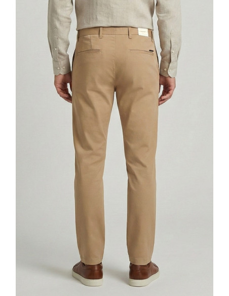 Squad2 pantalone chino con risvolto in misto cotone Napoli126033 [72847143]