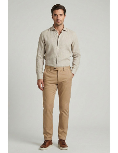 Squad2 pantalone chino con risvolto in misto cotone Napoli126033 [c599b047]