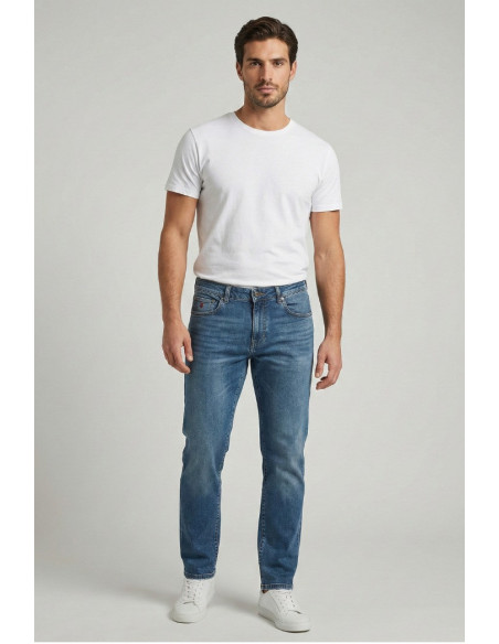 MCS jeans regular fit in denim di cotone stretch 13mdm200-05201 [351088ce]