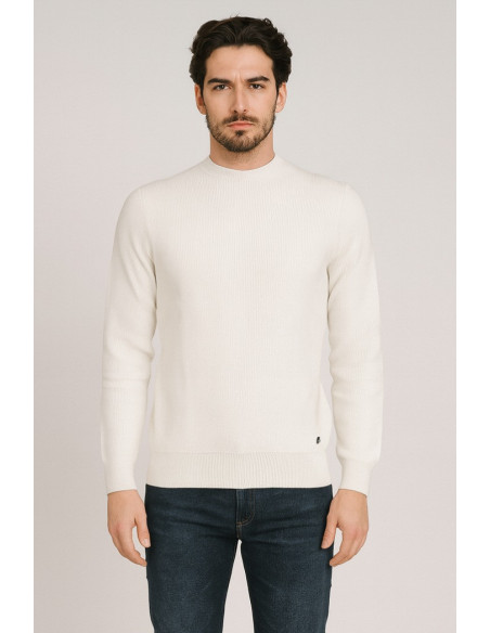 Markup maglia girocollo a costa inglese MK9900029 [d2d829b2]