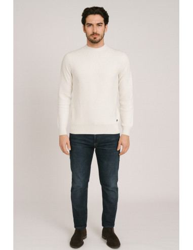 Markup maglia girocollo a costa inglese MK9900029 [b9b3eca5]