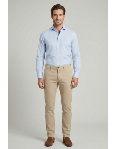 Squad2 pantalone chino lavorato in cotone stretch Vienna126047 [07967639]