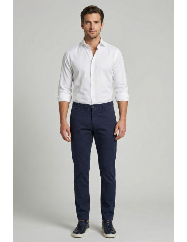 Squad2 pantalone chino lavorato in cotone stretch Vienna126047 [b85e6b36]