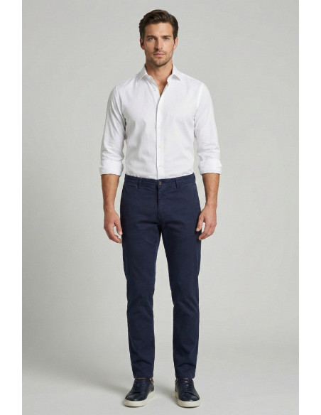 Squad2 pantalone chino lavorato in cotone stretch Vienna126047 [b85e6b36]