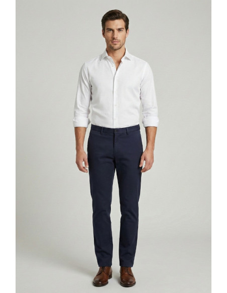 Squad2 pantalone chino in punto milano Nesta126032 [115054bb]
