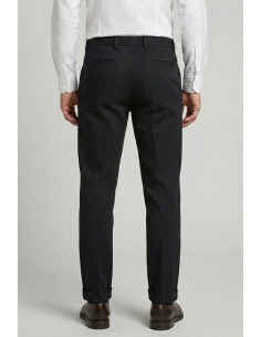 Squad2 pantalone chino con trama diagonale e risvolto napoli126092 [4760ac15] 2