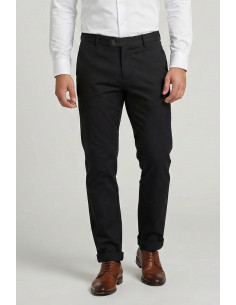 Squad2 pantalone chino in punto milano con risvolto Napoli126032 [a7550c79]