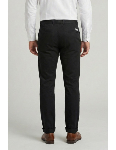Squad2 pantalone chino in punto milano con risvolto Napoli126032 [7e734f74]