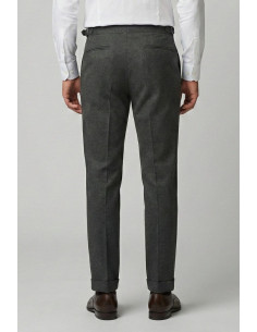 Moro pantalone in punto Milano con pinces mip2626 [c0a29ab9] 2
