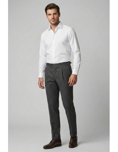 Moro pantalone in punto milano con pinces mip2626 [ae9918b0]