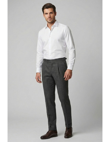 Moro pantalone in punto milano con pinces mip2626 [ae9918b0]