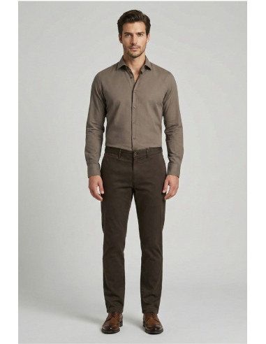 Four.ten Industry pantalone chino in cotone stretch T9036-200038 [6565935b]