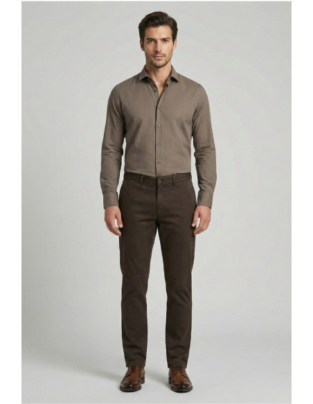 Four.ten Industry pantalone chino in cotone stretch T9036-200038 [6565935b]
