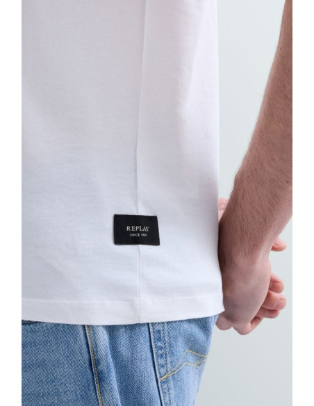 Replay t-shirt girocollo in jersey di cotone m3098-2660 [afcd48d3]