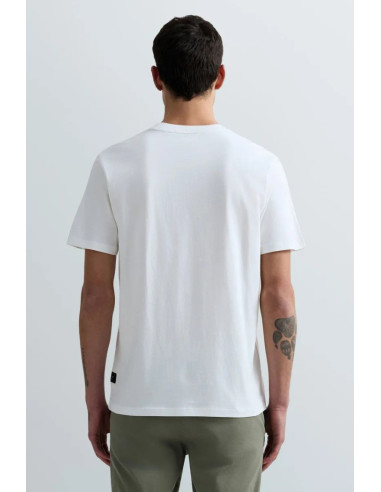 Replay t-shirt girocollo in jersey di cotone con stampa lettering m3099-2660 [0784d04b]