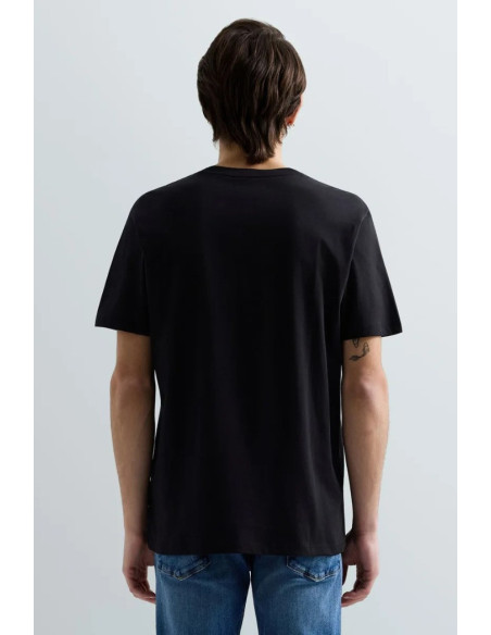 Replay t-shirt girocollo in jersey di cotone con stampa lettering m3099-2660 [2c8668c7]