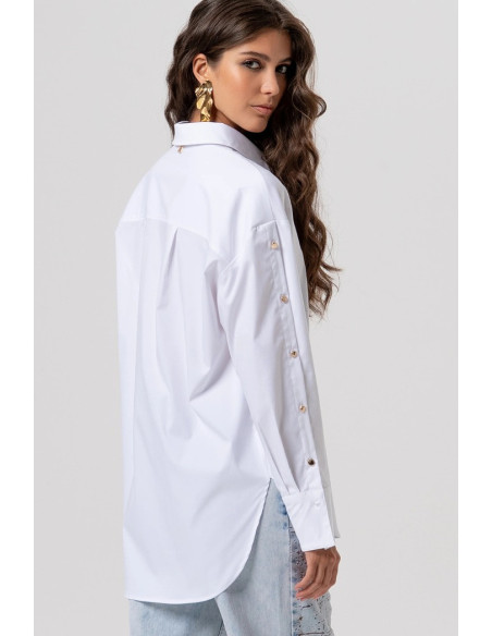 Fracomina camicia over in popeline fp26st6005w83301 [d59919dc]