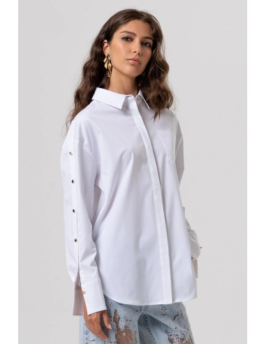 Fracomina camicia over in popeline fp26st6005w83301 [d0c95ec2]