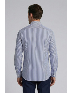Paul Matthew camicia rigata custom fit in cotone 1715-cf11 [b3463dd7] 2
