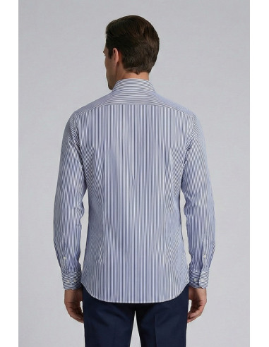 Paul Matthew camicia rigata custom fit in cotone 1715-cf11 [6a607eda]