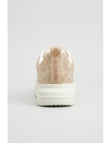Gold & Gold sneaker con dettaglio strass GB1041 [ad028275]