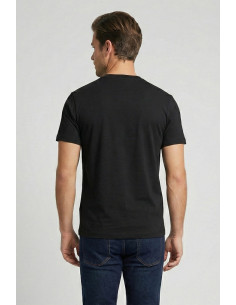 John Richmond t-shirt girocollo in cotone con logo sul petto uma25045ts [40c0d752] 2