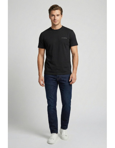 John Richmond t-shirt girocollo in cotone con logo sul petto uma25045ts [2efb555b]