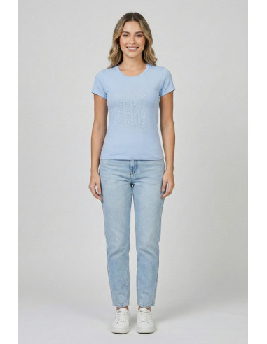Fracomina t-shirt maniche corte in jersey fp26st3002j401n5 [3c87a3b9]