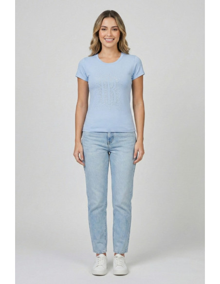 Fracomina t-shirt maniche corte in jersey fp26st3002j401n5 [3c87a3b9]