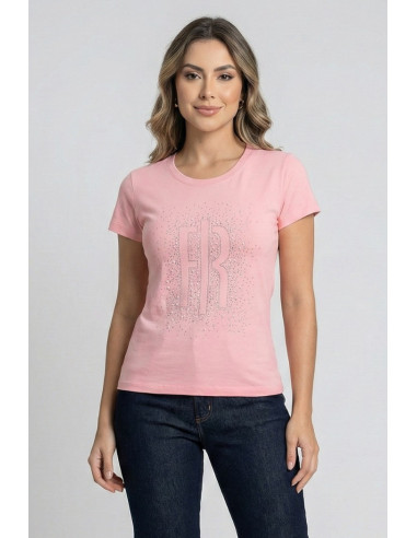 Fracomina t-shirt maniche corte in jersey fp26st3002j401n5 [648155bd]