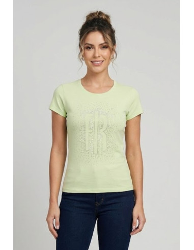 Fracomina t-shirt maniche corte in jersey fp26st3002j401n5 [4347ade7]