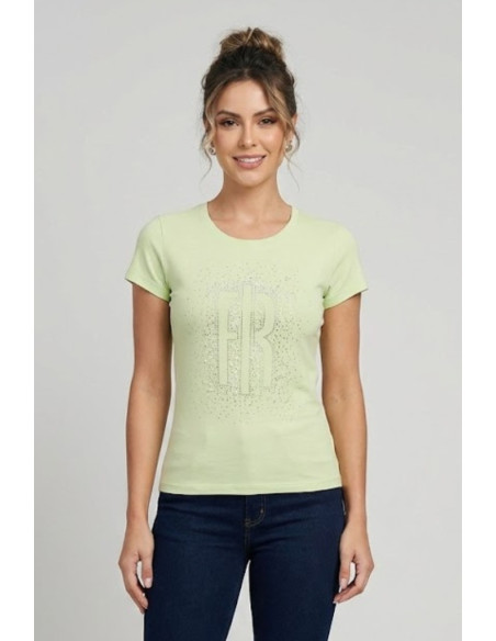 Fracomina t-shirt maniche corte in jersey fp26st3002j401n5 [4347ade7]
