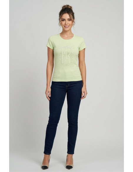 Fracomina t-shirt maniche corte in jersey fp26st3002j401n5 [2d7c2fee]