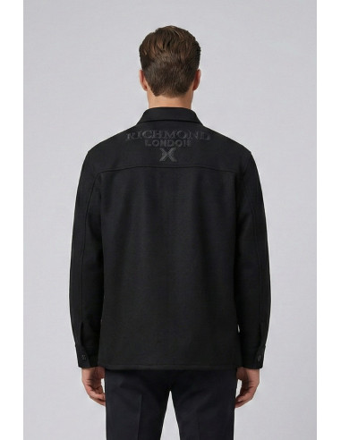 John Richmond overshirt con collo a camicia Sanchez uma25437cp [20bfe8d5]
