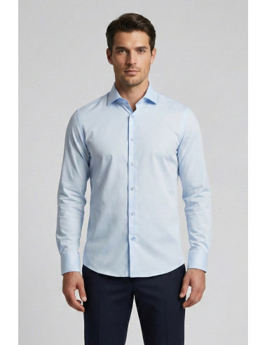 Paul Matthew camicia slim fit in cotone stretch 2590-sf8 [d3369545]