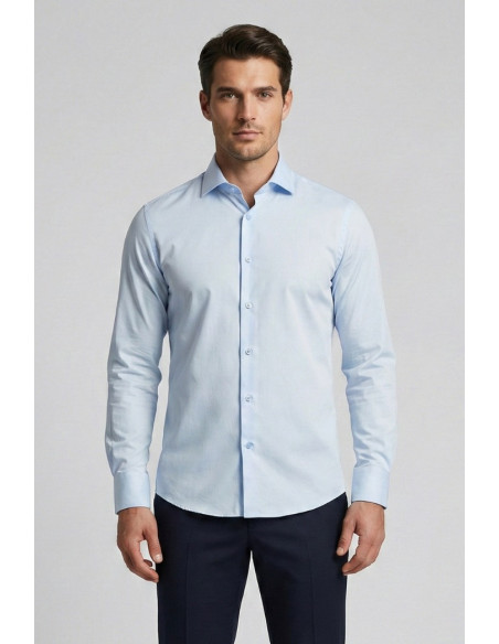 Paul Matthew camicia slim fit in cotone stretch 2590-sf8 [d3369545]