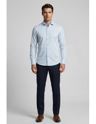 Paul Matthew camicia slim fit in cotone stretch 2590-sf8 [bd0d174c]
