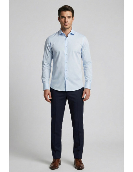 Paul Matthew camicia slim fit in cotone stretch 2590-sf8 [bd0d174c]
